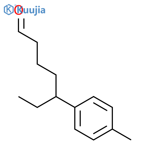 5-(4-Methylphenyl)heptanal structure