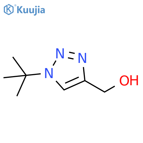 (1-tert-butyl-1H-1,2,3-triazol-4-yl)methanol structure
