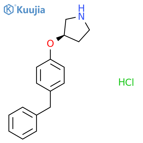 (R)-3-(4-Benzylphenoxy)pyrrolidine HCl structure
