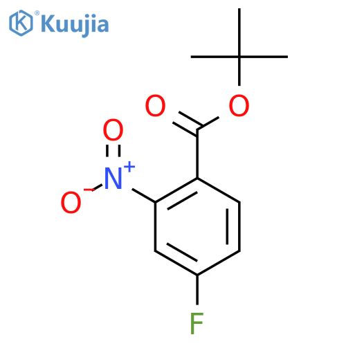 Tert-butyl 4-fluoro-2-nitrobenzoate structure
