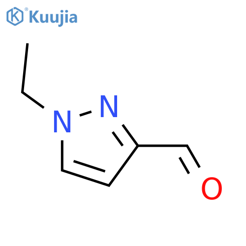 1-Ethyl-1H-pyrazole-3-carbaldehyde structure