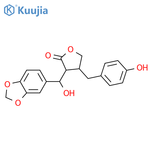 3,4,4',7-Tetrahydroxy-8,8'-lignan-9,9'-olide; (7ξ,8R*,8'S*)-form, 3,4-Methylene ether structure