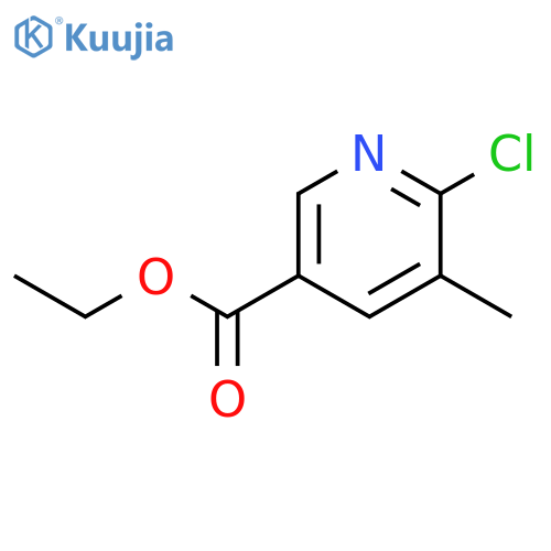 6-chloro-5-methylnicotinic acid ethyl ester structure
