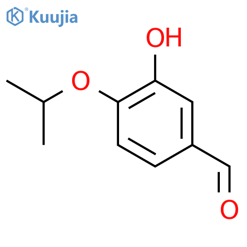 3-hydroxy-4-(propan-2-yloxy)benzaldehyde structure