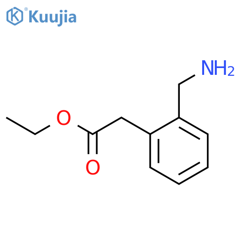 ethyl 2-2-(aminomethyl)phenylacetate structure