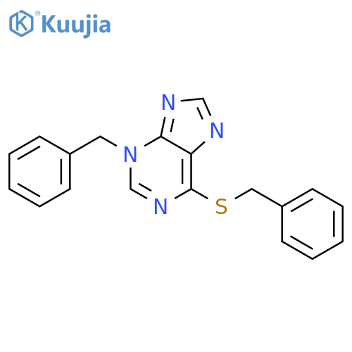 3-benzyl-6-benzylsulfanylpurine structure