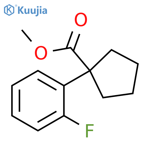 methyl 1-(2-fluorophenyl)cyclopentane-1-carboxylate structure