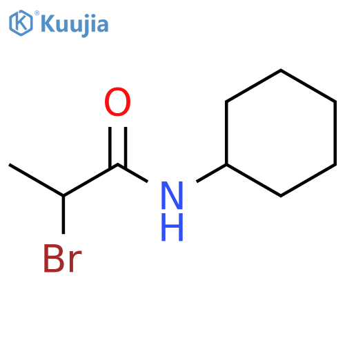 2-Bromo-N-cyclohexylpropanamide structure