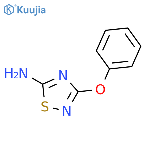 3-phenoxy-1,2,4-thiadiazol-5-amine structure