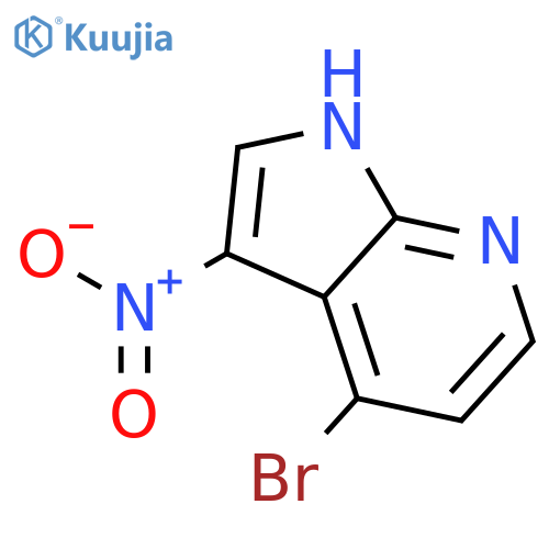 4-Bromo-3-nitro-1H-pyrrolo[2,3-b]pyridine structure