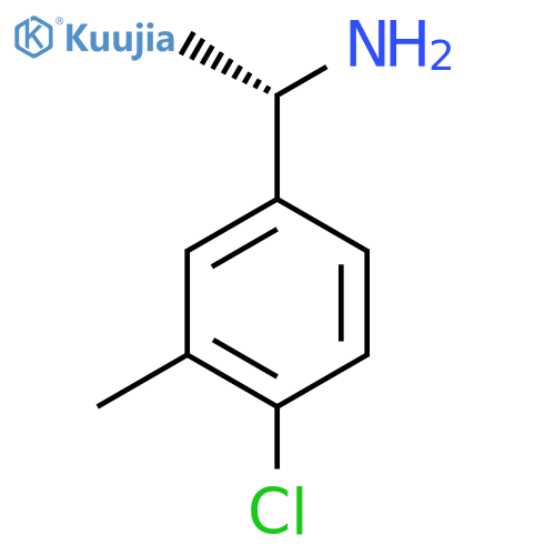 (1S)-1-(4-chloro-3-methylphenyl)ethan-1-amine structure