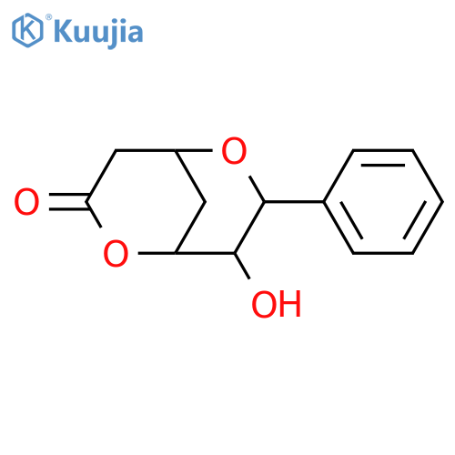 8-Hydroxy-7-phenyl-2,6-dioxabicyclo[3.3.1]nonan-3-one; (4S,6S,7R,8R)-form structure