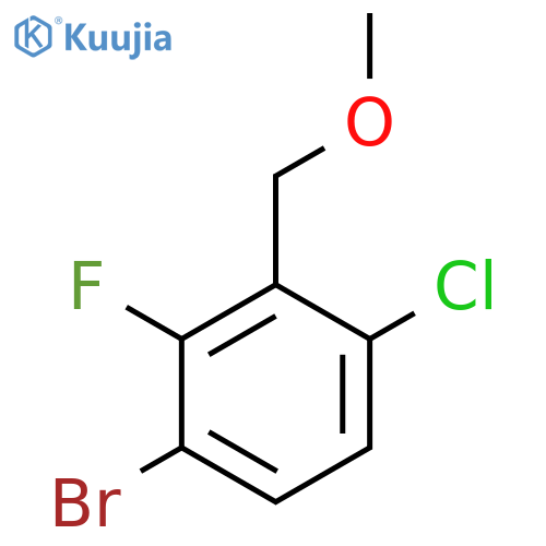 1-Bromo-4-chloro-2-fluoro-3-(methoxymethyl)benzene structure