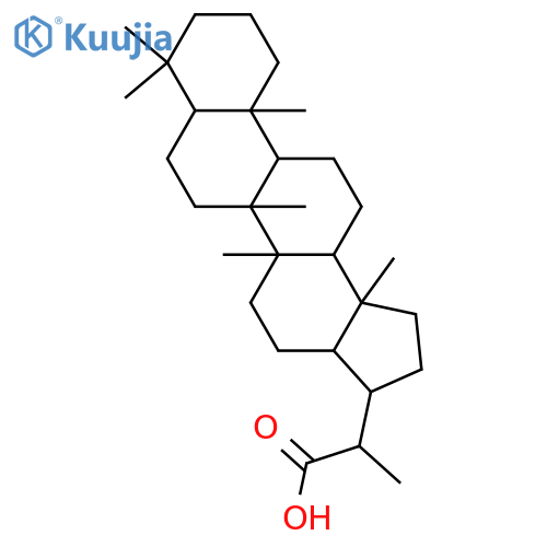 29-Hopanoic acid; (17α,21βH,22R)-form structure