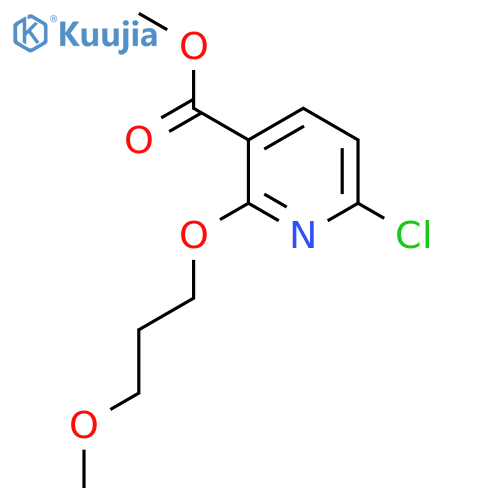Methyl 6-chloro-2-(3-methoxypropoxy)pyridine-3-carboxylate structure