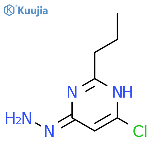 4-CHLORO-6-HYDRAZINYL-2-PROPYLPYRIMIDINE structure