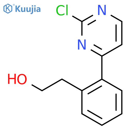 2-2-(2-Chloro-4-pyrimidinyl)phenyl-1-ethanol structure