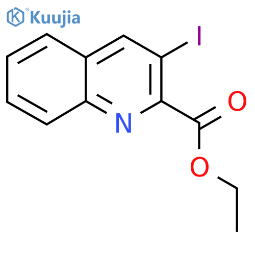 Ethyl 3-iodoquinoline-2-carboxylate structure