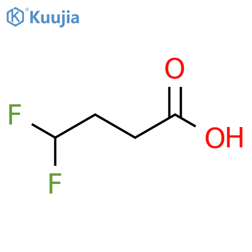 4,4-Difluorobutanoic acid structure