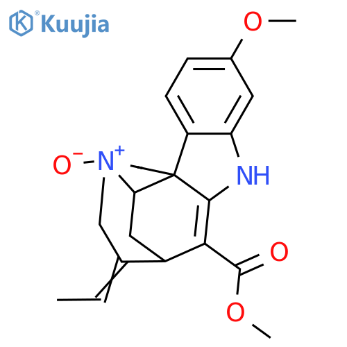 Akuammicine; (-)-form, 11-Methoxy, Nb-oxide structure