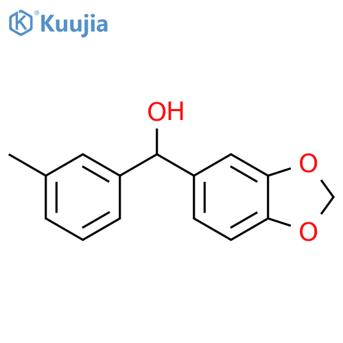 BenZo[d][1,3]dioxol-5-yl(m-tolyl)methanol structure