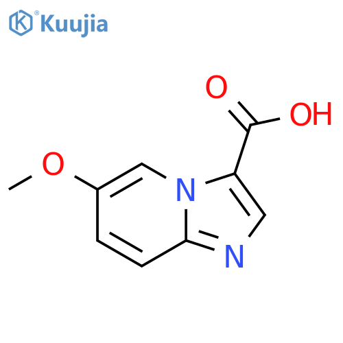 6-methoxyimidazo[1,2-a]pyridine-3-carboxylic acid structure