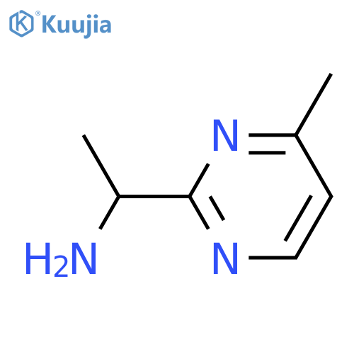 1-(4-methylpyrimidin-2-yl)ethan-1-amine structure