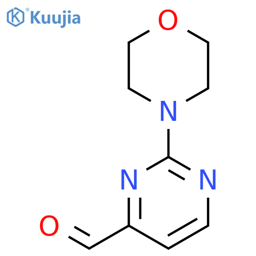 2-(morpholin-4-yl)pyrimidine-4-carbaldehyde structure