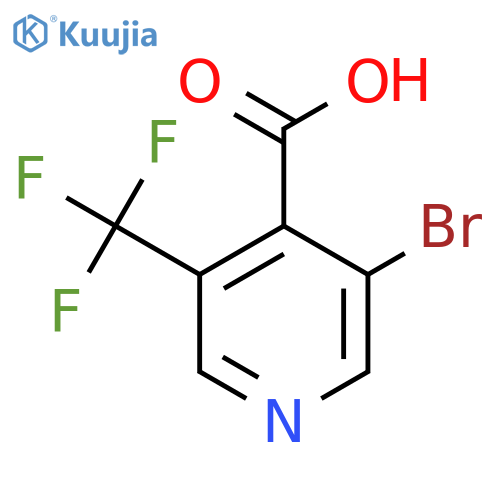 3-Bromo-5-trifluoromethyl-isonicotinic acid structure
