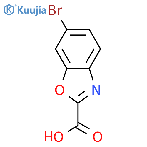 6-bromo-1,3-benzoxazole-2-carboxylic acid structure