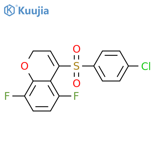 4-((4-Chlorophenyl)sulfonyl)-5,8-difluoro-2H-chromene structure