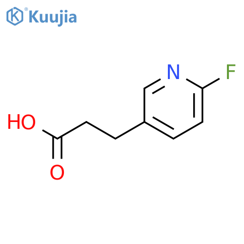 3-(6-fluoropyridin-3-yl)propanoic acid structure