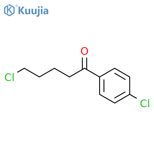 5-chloro-1-(4-chlorophenyl)pentan-1-one structure