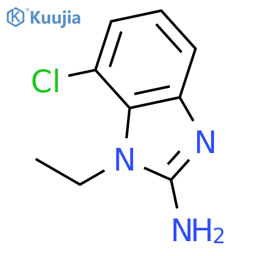 7-chloro-1-ethyl-1H-Benzimidazol-2-amine structure