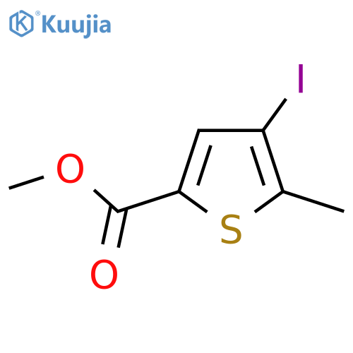Methyl 4-iodo-5-methylthiophene-2-carboxylate structure