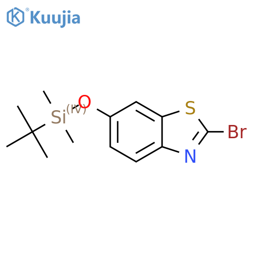 2-Bromo-6-((tert-butyldimethylsilyl)oxy)benzo[d]thiazole structure