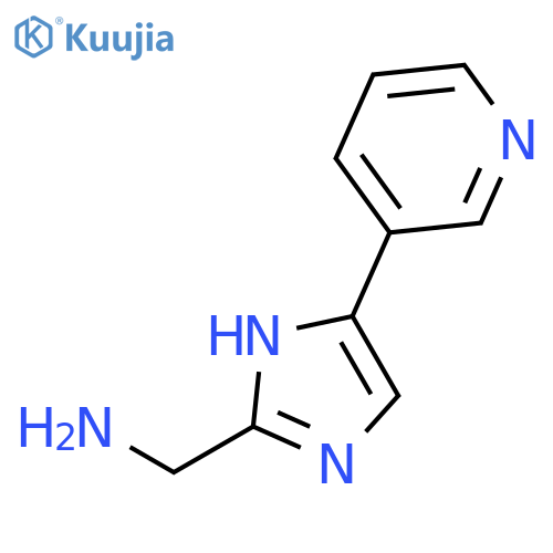 1H-Imidazole-2-methanamine, 5-(3-pyridinyl)- structure
