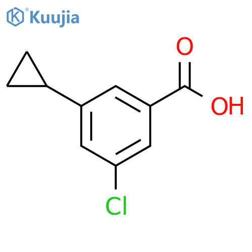 3-chloro-5-cyclopropylbenzoic acid structure
