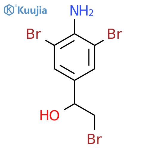 4-Amino-3,5-dibromo-a-(bromomethyl)benzenemethanol structure