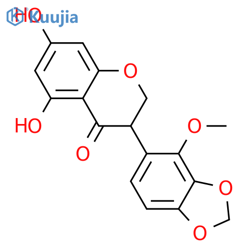 2',3',4',5,7-Pentahydroxyisoflavanone; (ξ)-form, 3',4'-Methylene, 2'-Me ether structure