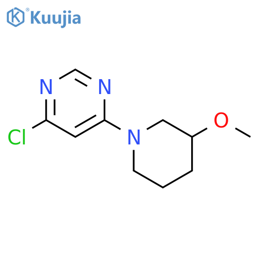4-chloro-6-(3-methoxypiperidin-1-yl)pyrimidine structure