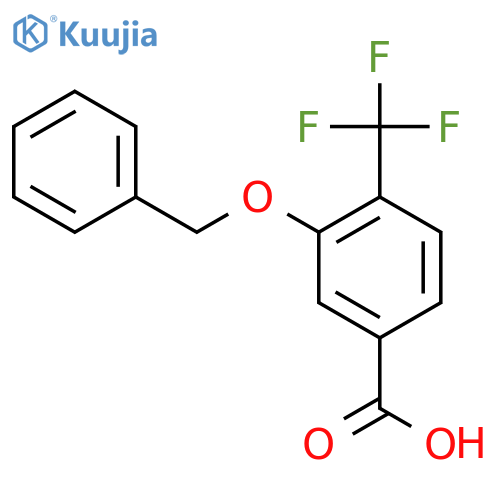3-(Benzyloxy)-4-(trifluoromethyl)benzoic acid structure