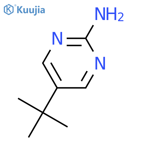 2-Pyrimidinamine,5-(1,1-dimethylethyl)- structure