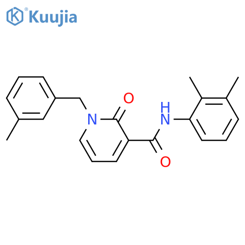 N-(2,3-dimethylphenyl)-1-(3-methylphenyl)methyl-2-oxo-1,2-dihydropyridine-3-carboxamide structure
