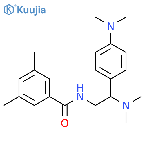 N-2-(dimethylamino)-2-4-(dimethylamino)phenylethyl-3,5-dimethylbenzamide structure