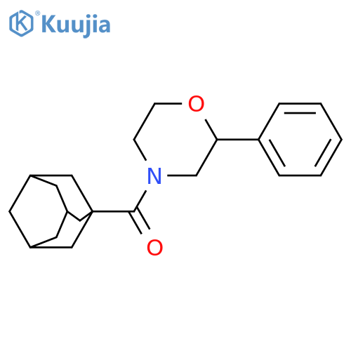 4-(adamantane-1-carbonyl)-2-phenylmorpholine structure