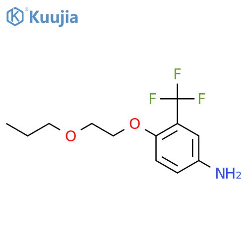 4-(2-Propoxyethoxy)-3-(trifluoromethyl)aniline structure