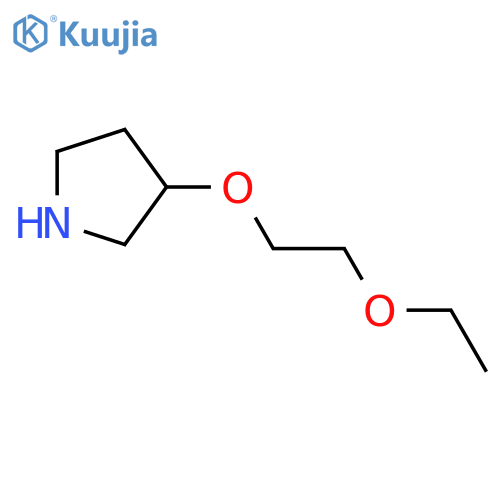 3-(2-ETHOXYETHOXY)PYRROLIDINE structure