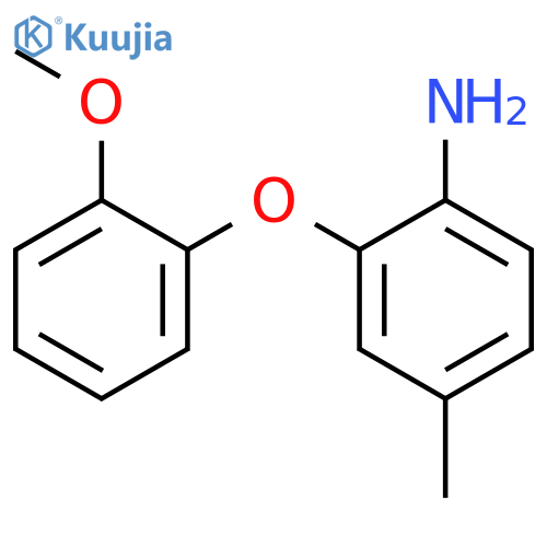2-(2-Methoxyphenoxy)-4-methylaniline structure