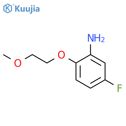 5-Fluoro-2-(2-methoxyethoxy)aniline structure